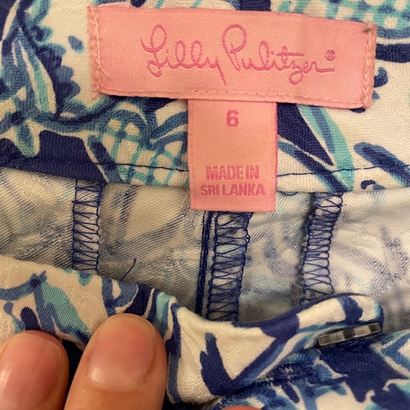 Lilly pulitzer kelly ankle pants size 6 - Picture 5 of 6
